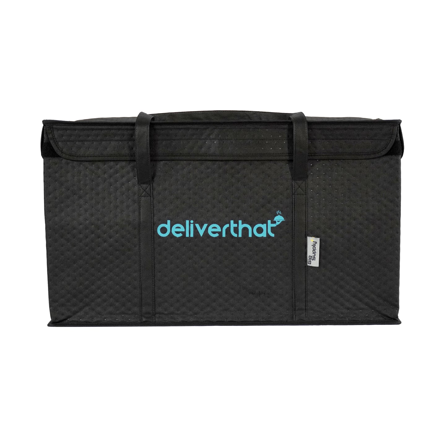 Bolsa térmica para entrega de comida con cierre de velcro