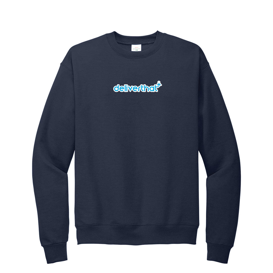 DeliverThat Navy Crewneck