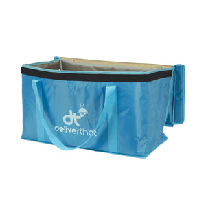 High Quality Velcro catering bag with lid open showing velcro material