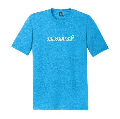 Turquoise DeliverThat Unisex T-Shirt Front