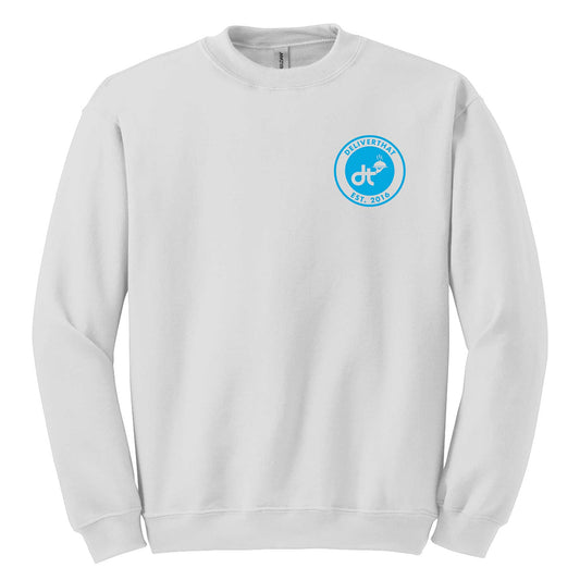 White DeliverThat Crewneck